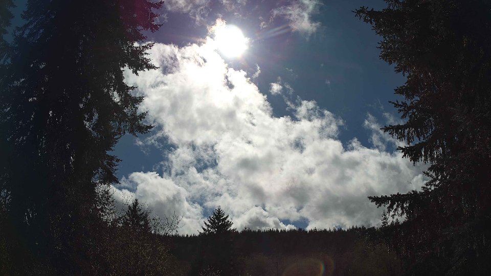Pacific Northwest skyline timelapse frame from Apr 11th, 2026 at 3:15 PM