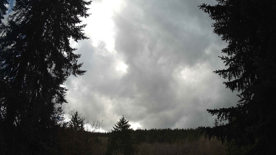 Pacific Northwest skyline timelapse frame from Apr 11th, 2026 at 3:45 PM