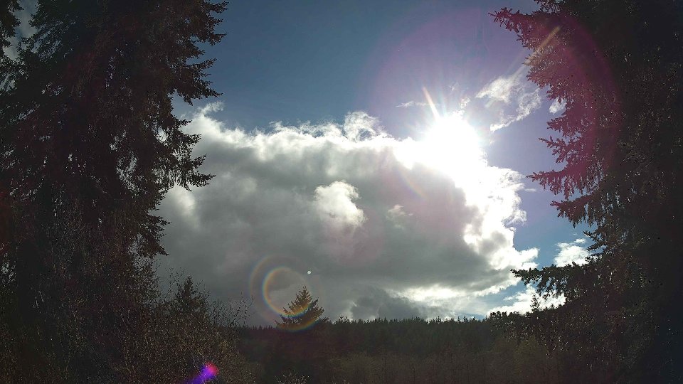 Pacific Northwest skyline timelapse frame from Apr 11th, 2026 at 4:30 PM