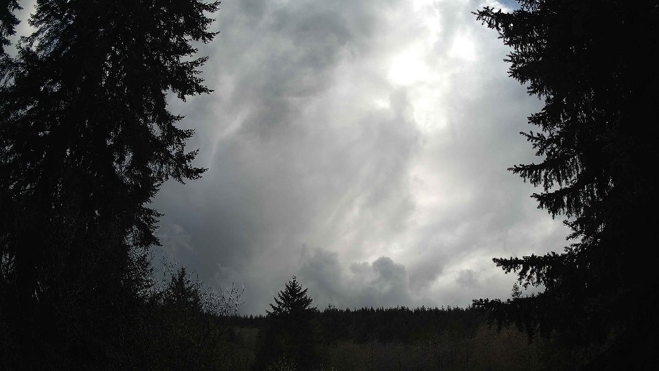 Pacific Northwest skyline timelapse frame from Apr 11th, 2026 at 5:00 PM