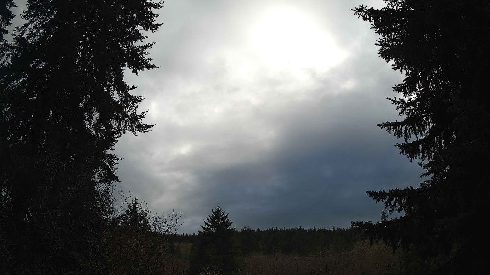 Pacific Northwest skyline timelapse frame from Apr 11th, 2026 at 5:30 PM