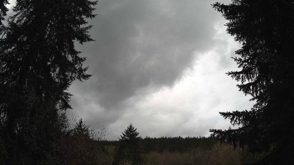 Pacific Northwest skyline timelapse frame from Apr 12th, 2026 at 12:45 PM
