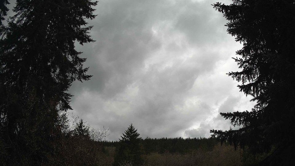 Pacific Northwest skyline timelapse frame from Apr 12th, 2026 at 1:00 PM