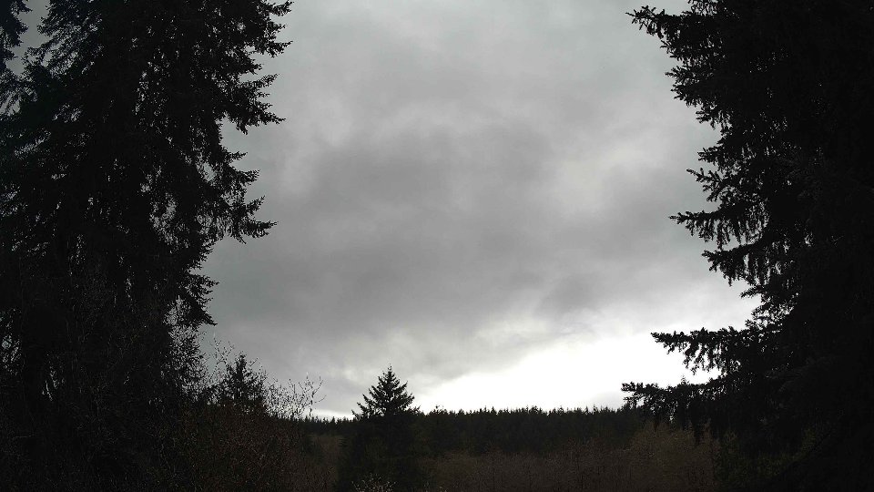 Pacific Northwest skyline timelapse frame from Apr 12th, 2026 at 2:30 PM