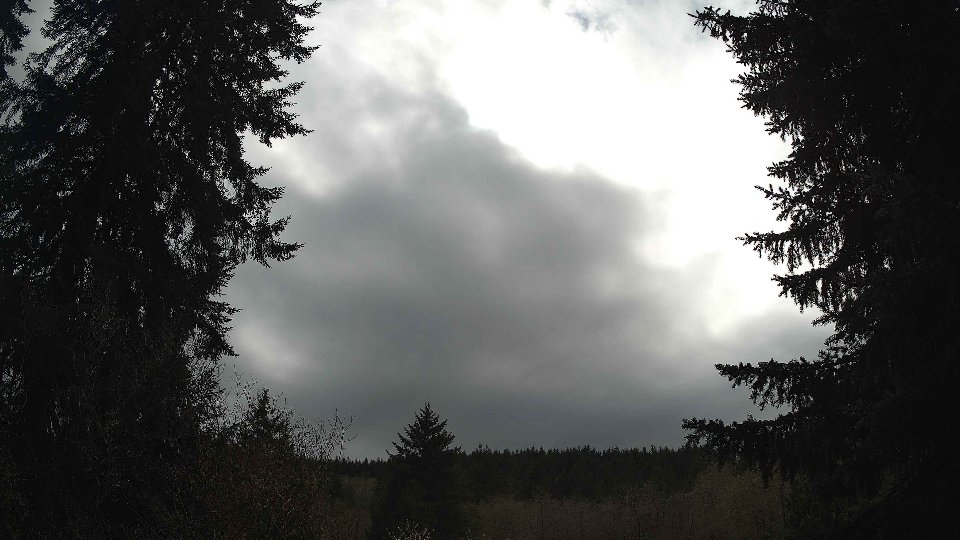 Pacific Northwest skyline timelapse frame from Apr 12th, 2026 at 3:30 PM