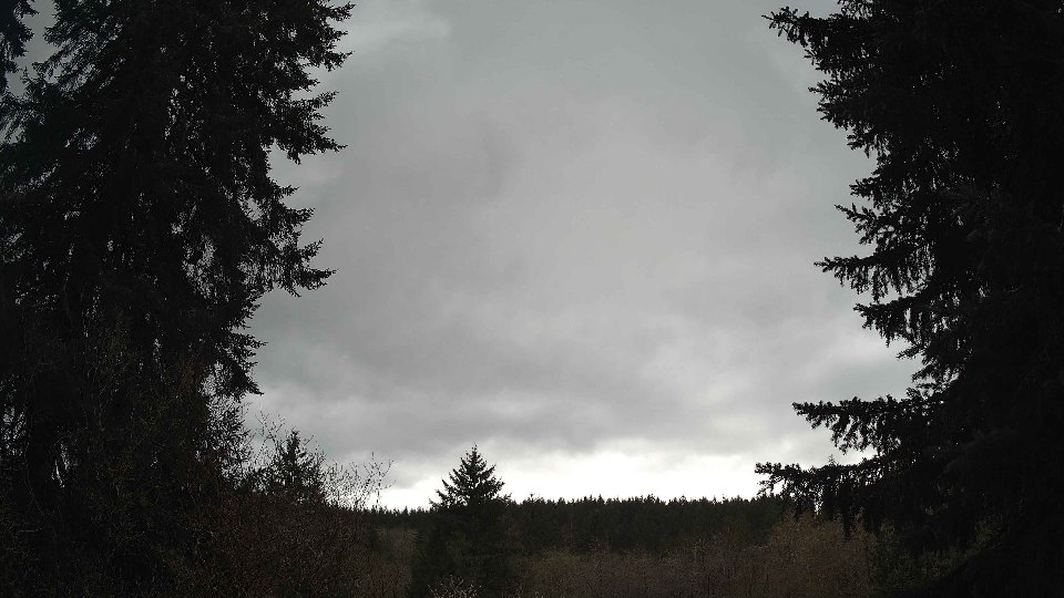 Pacific Northwest skyline timelapse frame from Apr 12th, 2026 at 4:00 PM