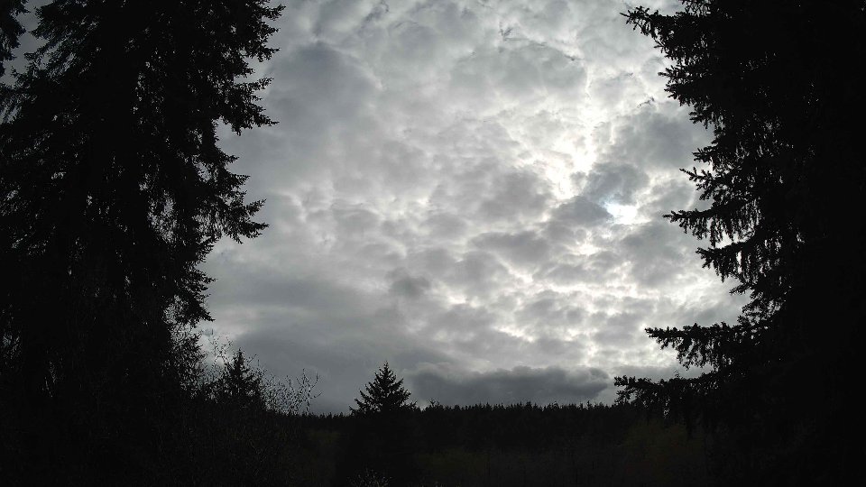 Pacific Northwest skyline timelapse frame from Apr 12th, 2026 at 4:45 PM