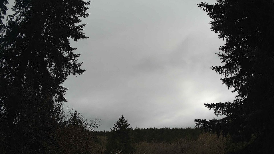 Pacific Northwest skyline timelapse frame from Apr 12th, 2026 at 5:45 PM