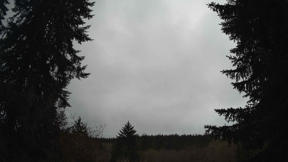Pacific Northwest skyline timelapse frame from Apr 12th, 2026 at 7:45 PM