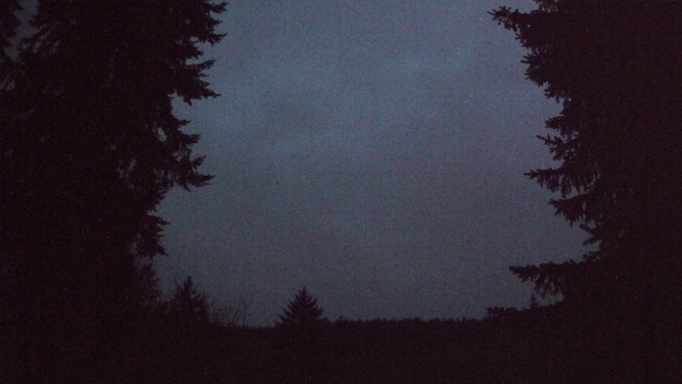 Pacific Northwest skyline timelapse frame from Apr 12th, 2026 at 5:55 AM
