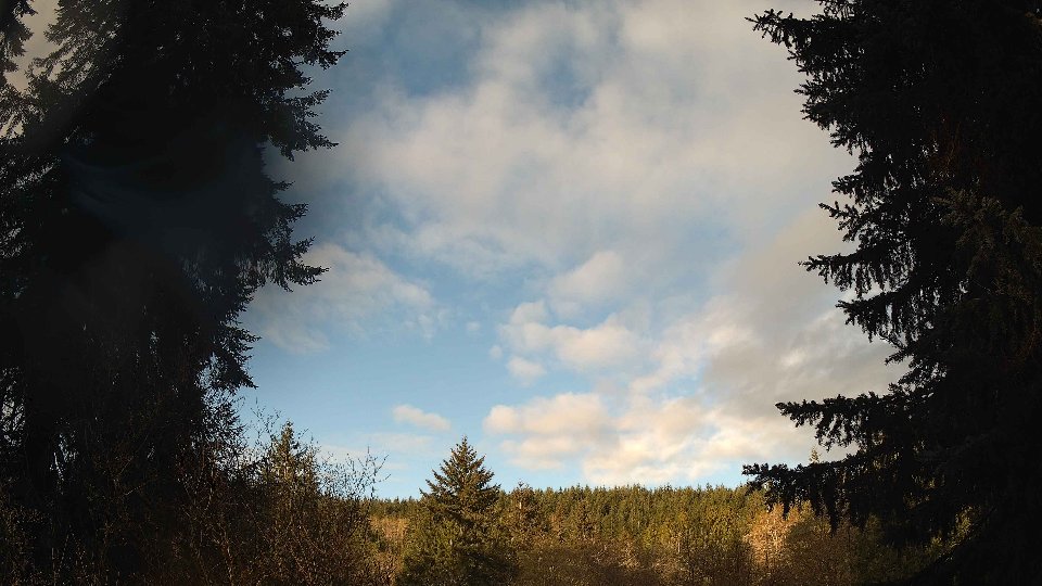 Pacific Northwest skyline timelapse frame from Apr 13th, 2026 at 7:45 AM