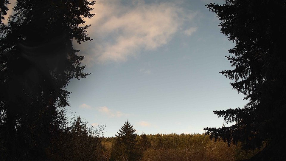 Pacific Northwest skyline timelapse frame from Apr 13th, 2026 at 8:00 AM
