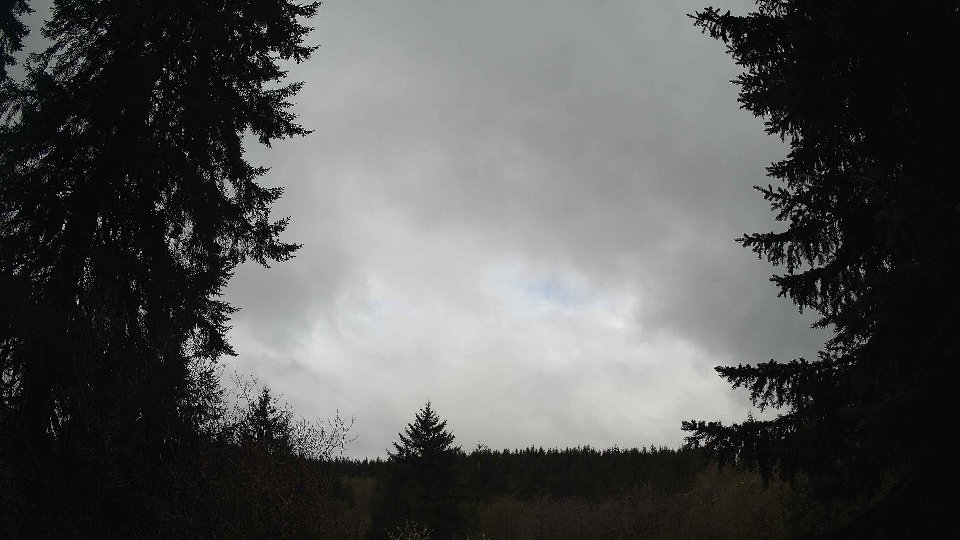 Pacific Northwest skyline timelapse frame from Apr 13th, 2026 at 9:15 AM