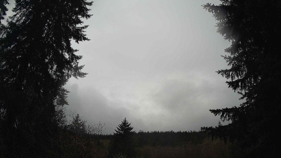 Pacific Northwest skyline timelapse frame from Apr 13th, 2026 at 9:45 AM