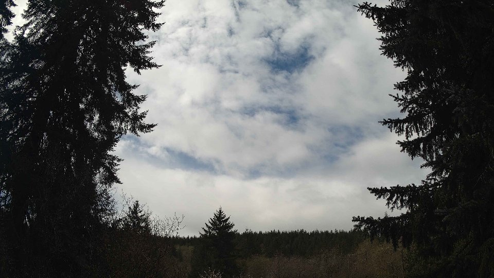 Pacific Northwest skyline timelapse frame from Apr 13th, 2026 at 12:15 PM