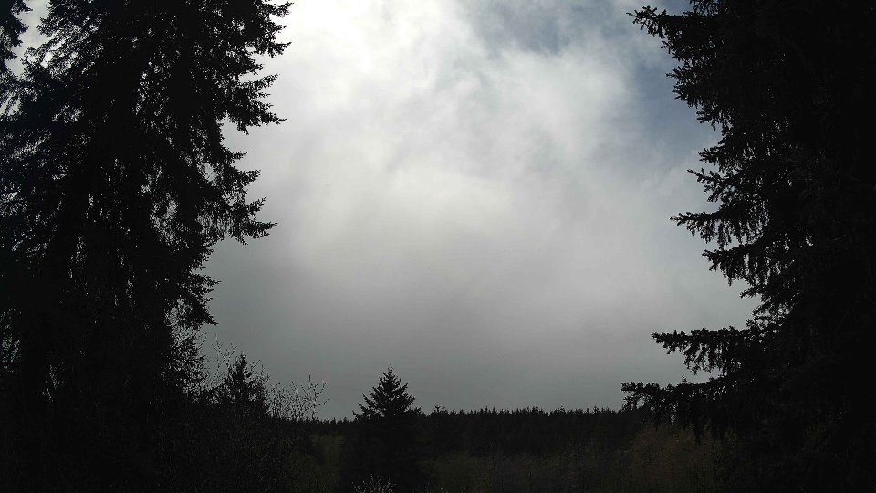 Pacific Northwest skyline timelapse frame from Apr 13th, 2026 at 1:30 PM