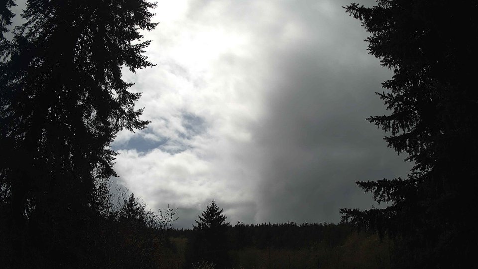 Pacific Northwest skyline timelapse frame from Apr 13th, 2026 at 2:15 PM