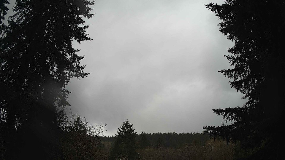 Pacific Northwest skyline timelapse frame from Apr 13th, 2026 at 2:45 PM