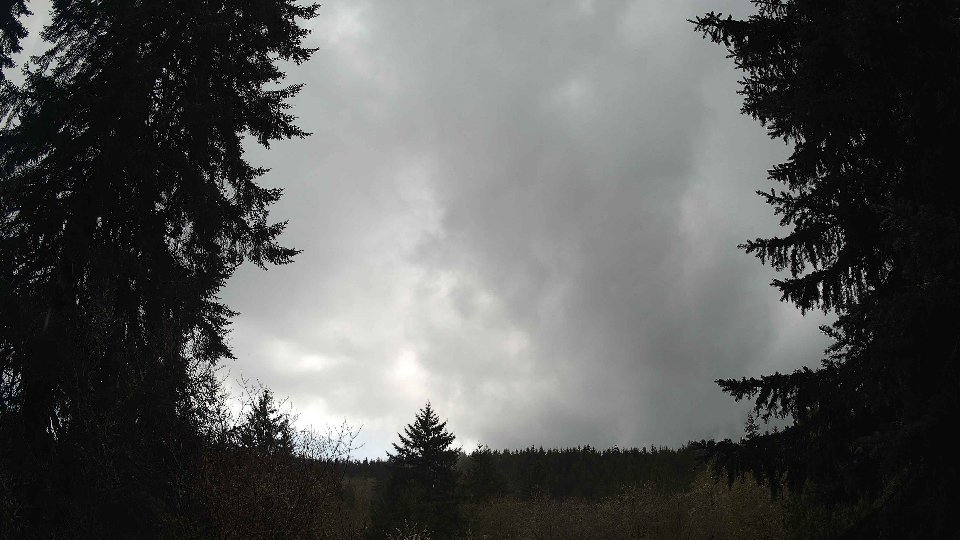 Pacific Northwest skyline timelapse frame from Apr 13th, 2026 at 3:30 PM