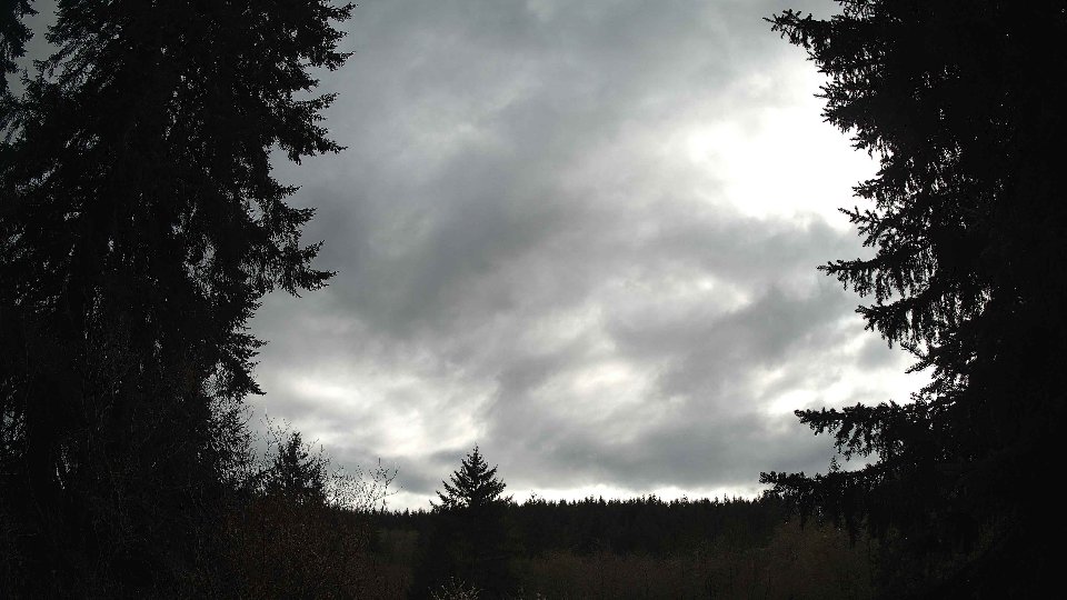 Pacific Northwest skyline timelapse frame from Apr 13th, 2026 at 5:15 PM