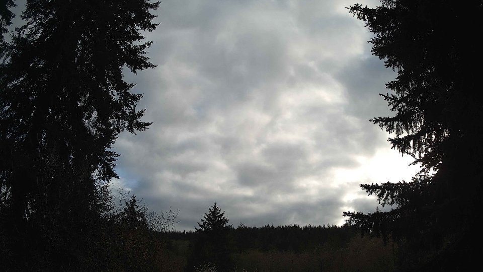 Pacific Northwest skyline timelapse frame from Apr 13th, 2026 at 6:15 PM