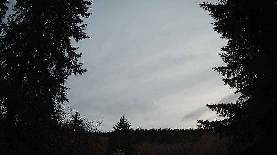Pacific Northwest skyline timelapse frame from Apr 13th, 2026 at 8:00 PM