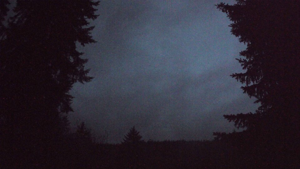 Pacific Northwest skyline timelapse frame from Apr 13th, 2026 at 5:53 AM