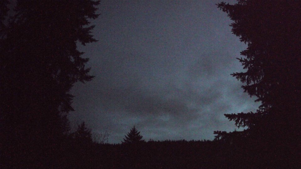 Pacific Northwest skyline timelapse frame from Apr 13th, 2026 at 8:38 PM