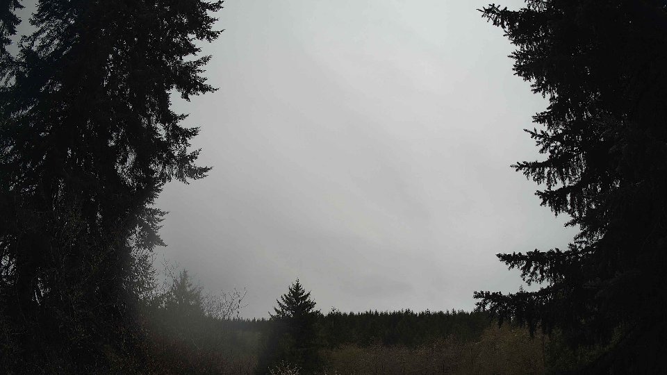 Pacific Northwest skyline timelapse frame from Apr 14th, 2026 at 7:45 AM