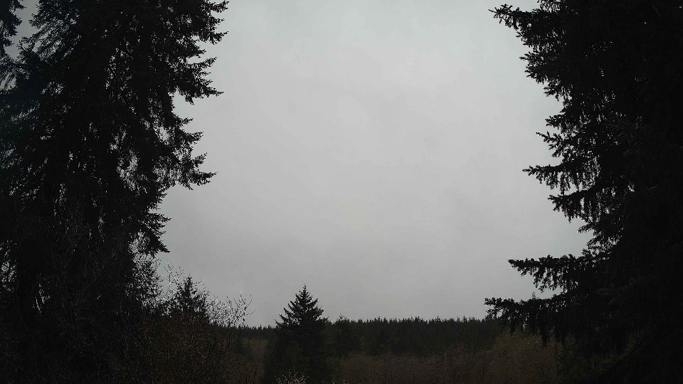 Pacific Northwest skyline timelapse frame from Apr 14th, 2026 at 8:30 AM