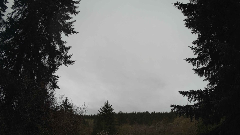 Pacific Northwest skyline timelapse frame from Apr 14th, 2026 at 9:45 AM