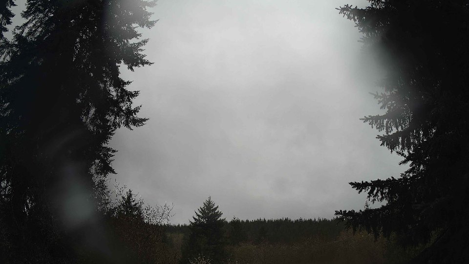 Pacific Northwest skyline timelapse frame from Apr 14th, 2026 at 12:45 PM