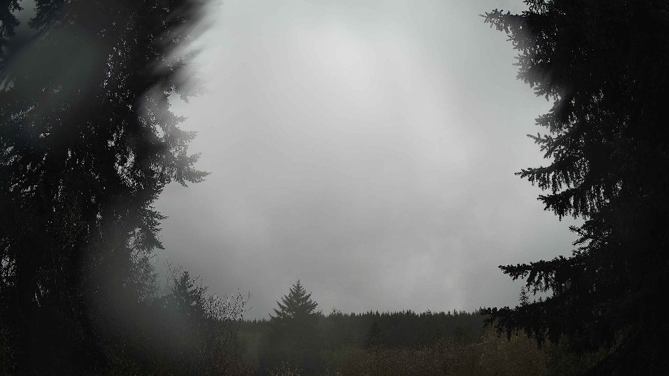 Pacific Northwest skyline timelapse frame from Apr 14th, 2026 at 1:15 PM