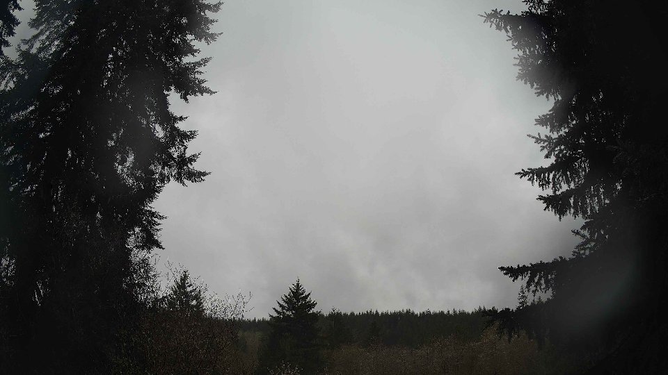 Pacific Northwest skyline timelapse frame from Apr 14th, 2026 at 1:30 PM