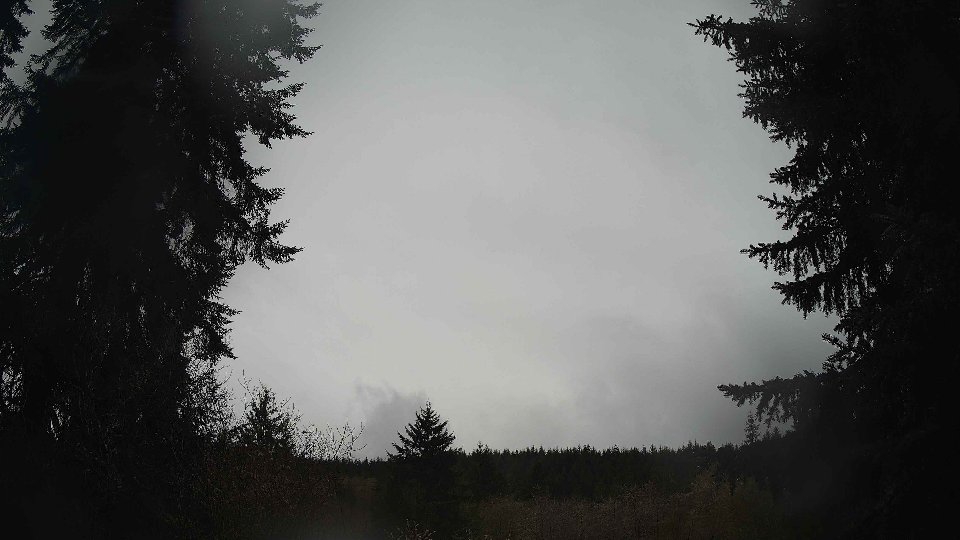 Pacific Northwest skyline timelapse frame from Apr 14th, 2026 at 2:45 PM