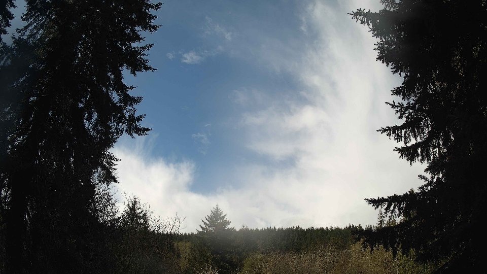 Pacific Northwest skyline timelapse frame from Apr 15th, 2026 at 11:15 AM