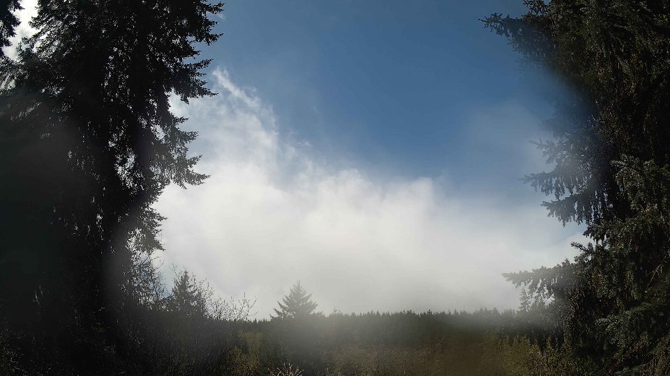 Pacific Northwest skyline timelapse frame from Apr 15th, 2026 at 12:15 PM