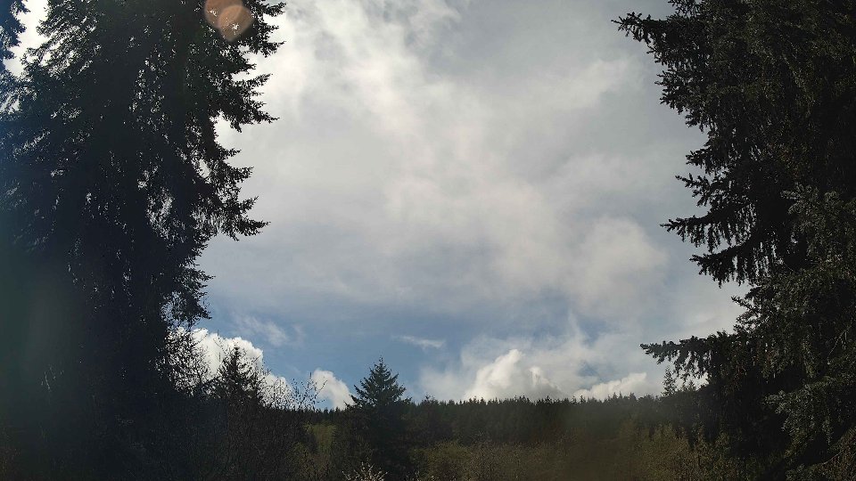 Pacific Northwest skyline timelapse frame from Apr 15th, 2026 at 12:30 PM
