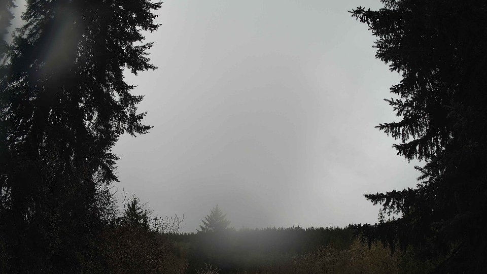 Pacific Northwest skyline timelapse frame from Apr 15th, 2026 at 1:30 PM