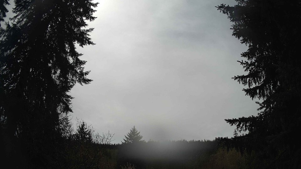 Pacific Northwest skyline timelapse frame from Apr 15th, 2026 at 1:45 PM