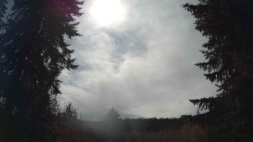 Pacific Northwest skyline timelapse frame from Apr 15th, 2026 at 2:45 PM