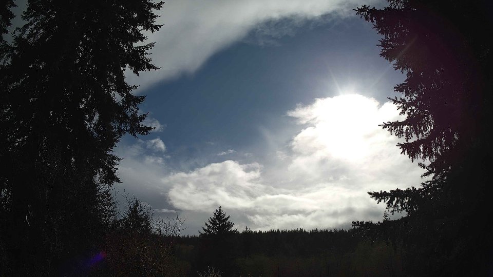 Pacific Northwest skyline timelapse frame from Apr 15th, 2026 at 4:45 PM