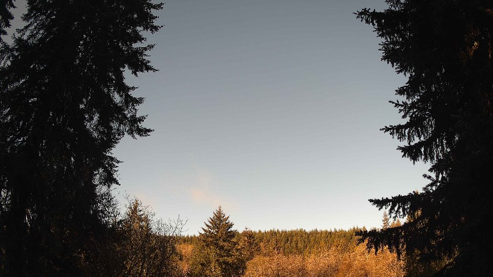 Pacific Northwest skyline timelapse frame from Apr 16th, 2026 at 8:30 AM