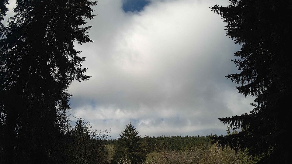 Pacific Northwest skyline timelapse frame from Apr 16th, 2026 at 10:00 AM