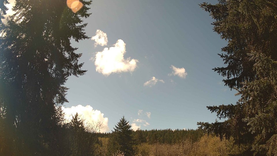 Pacific Northwest skyline timelapse frame from Apr 16th, 2026 at 12:30 PM