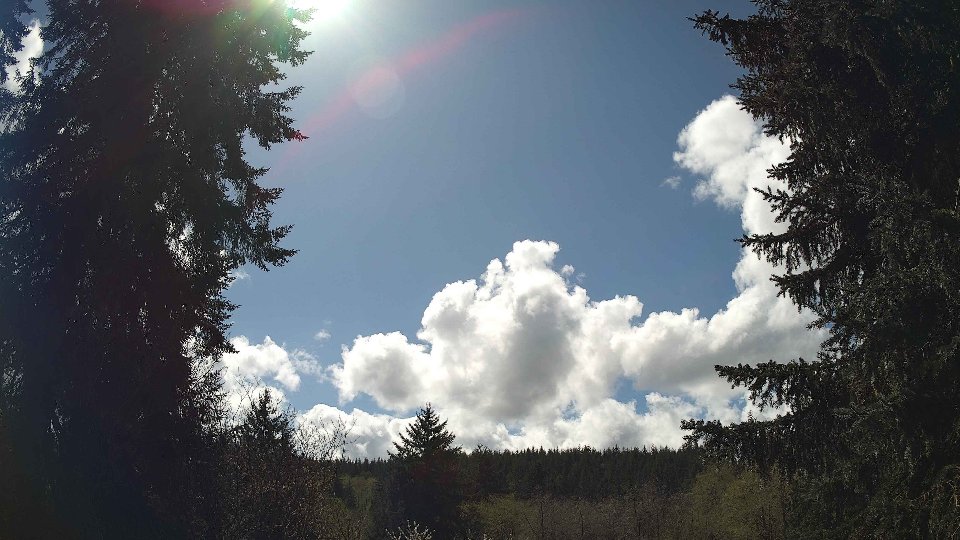 Pacific Northwest skyline timelapse frame from Apr 16th, 2026 at 2:00 PM