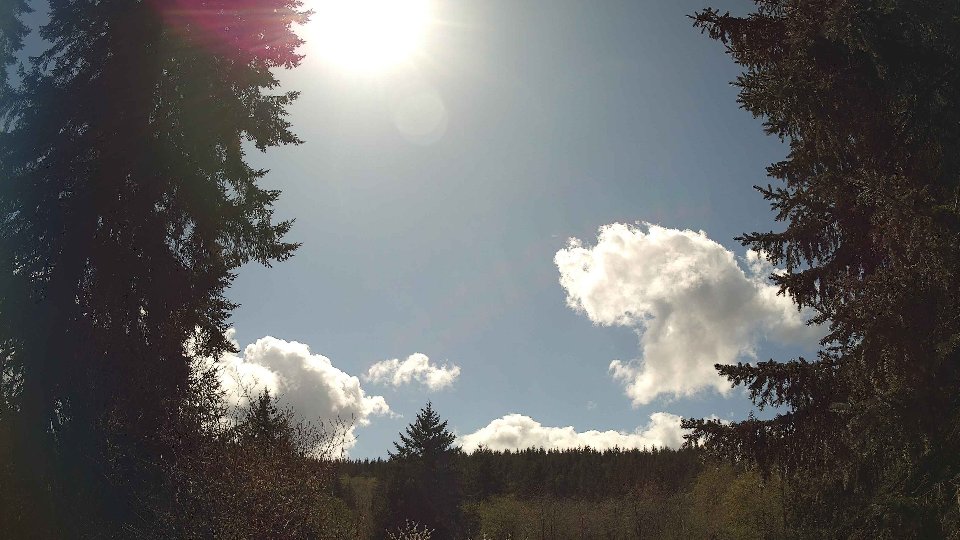 Pacific Northwest skyline timelapse frame from Apr 16th, 2026 at 2:30 PM