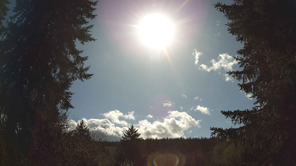 Pacific Northwest skyline timelapse frame from Apr 16th, 2026 at 3:30 PM