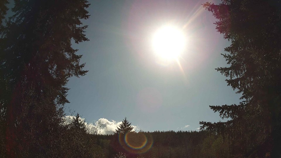 Pacific Northwest skyline timelapse frame from Apr 16th, 2026 at 4:00 PM