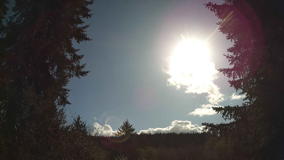 Pacific Northwest skyline timelapse frame from Apr 16th, 2026 at 4:30 PM